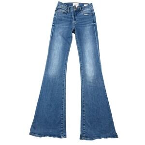 Frame Jeans Womens Size 25X34 Blue Denim Le High Rise Flare